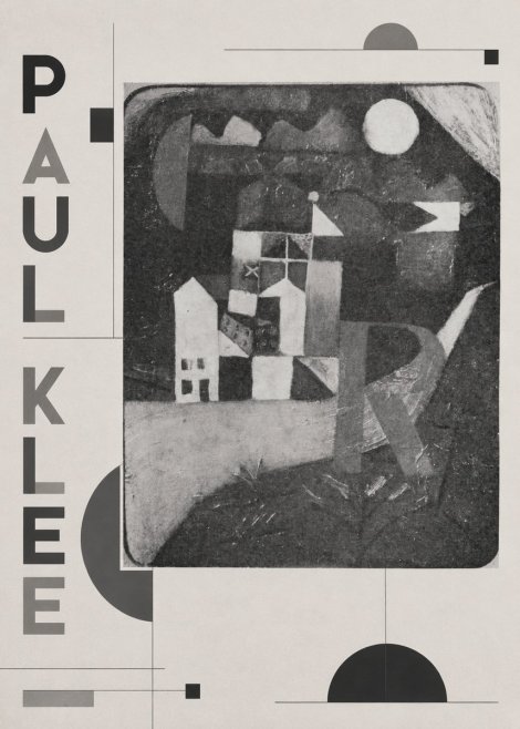 Paul Klee Village in the Mountains No2 - Poszter