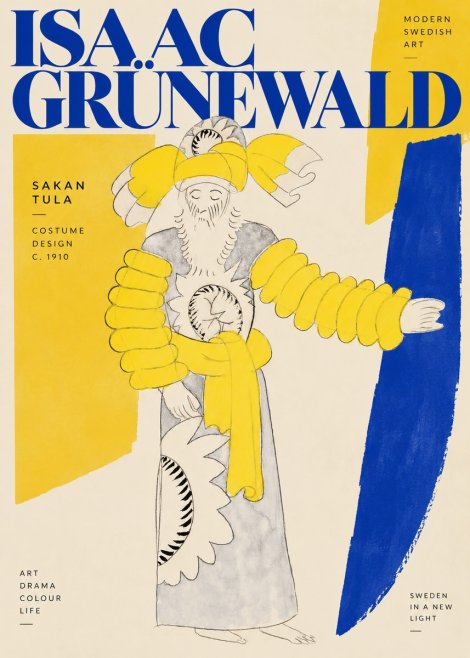 Isaac Grünewald Sakan Tula - Costume Design No2 - Poszter
