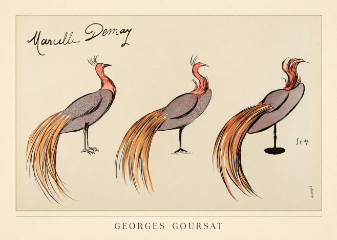 Georges Goursat Marcelle Demay No3 - Poszter