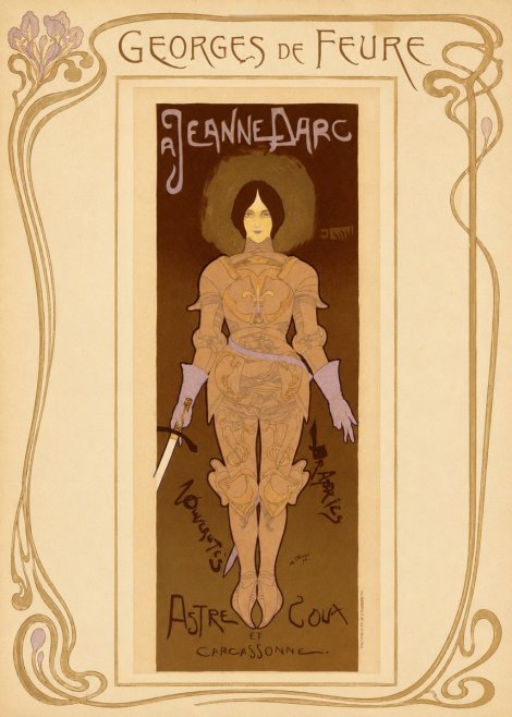 Georges de Feure Jeanne D'arc No1 - Poszter