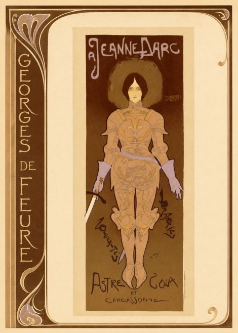 Georges de Feure Jeanne D'arc No2 - Poszter