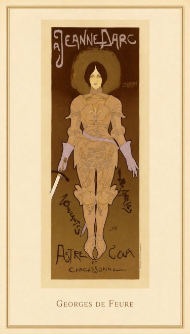 Georges de Feure Jeanne D'arc No4 - Poszter