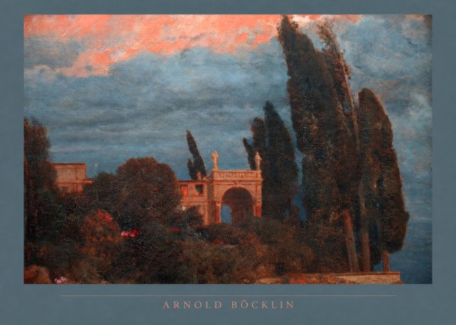 Arnold Böcklin Roman Villa No2 - Poszter