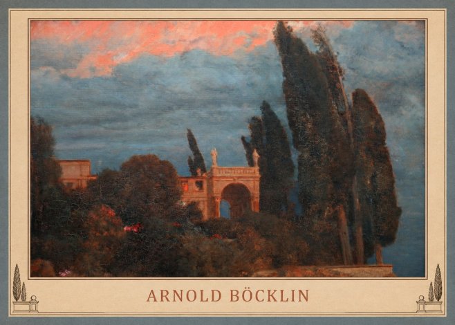Arnold Böcklin Roman Villa No4 - Poszter