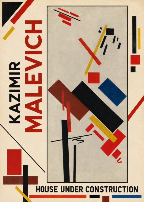 Kazimir Malevich House Under Construction No1 - Poszter