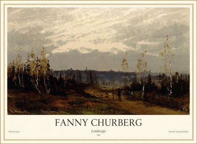 Fanny Churberg Landscape No1 - Poszter