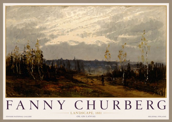 Fanny Churberg Landscape No3 - Poszter