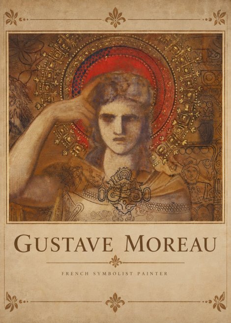 Gustave Moreau L'apparition II No4 - Poszter