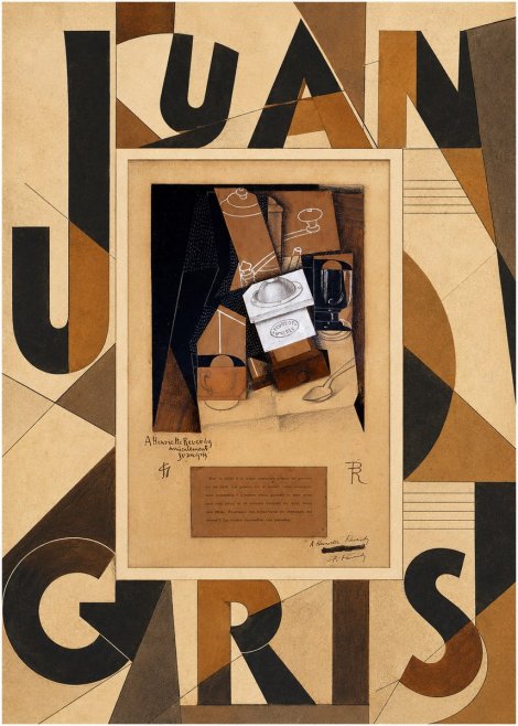 Juan Gris Still Life with Coffee Grinder II No5 - Poszter