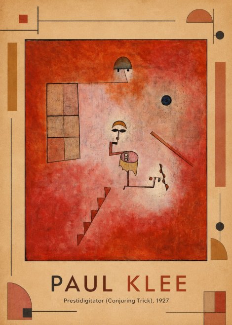 Paul Klee Prestidigitator (Conjuring Trick), 1927 No1 - Poszter
