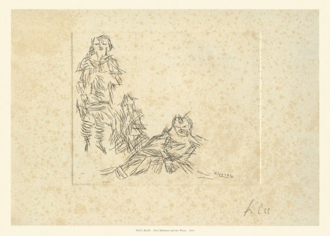 Paul Klee Drei Mädchen Auf D. Wiese No6 - Poszter