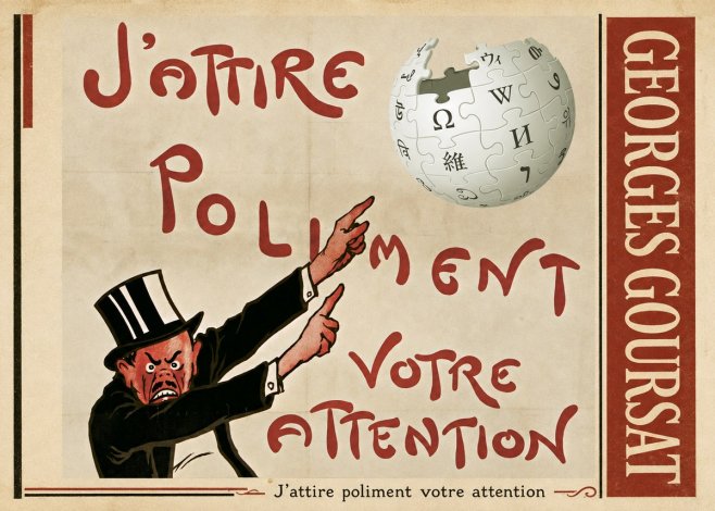 Georges Goursat J'attire Poliment Votre Attention No2 - Poszter