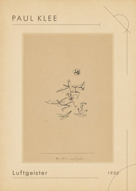 Paul Klee Luftgeister No1 - Poszter