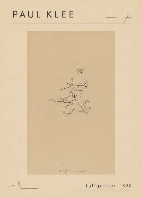 Paul Klee Luftgeister No6 - Poszter