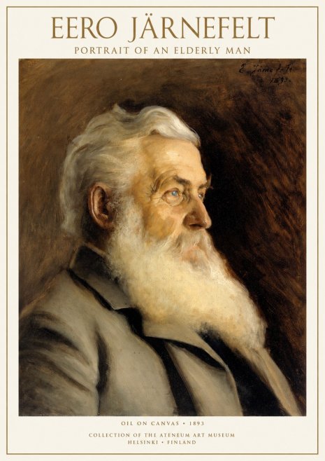 Eero Järnefelt Portrait of an Elderly Man No1 - Poszter