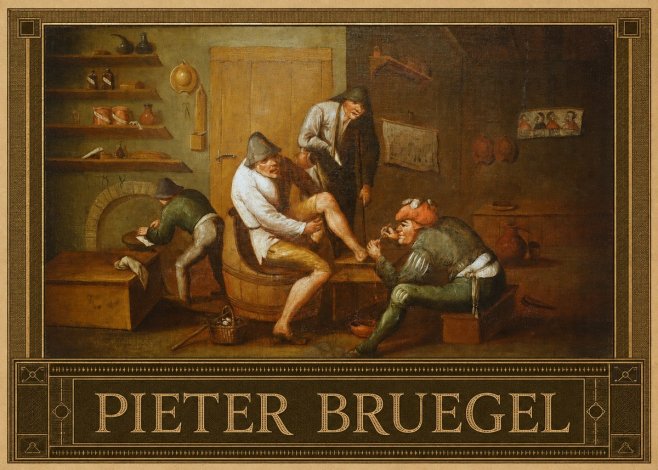 Pieter Bruegel The Foot Operation No3 - Poszter