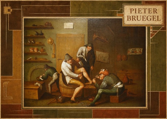 Pieter Bruegel The Foot Operation No6 - Poszter