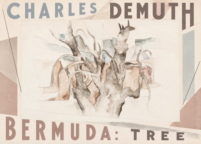 Charles Demuth Bermuda: Tree No3 - Poszter