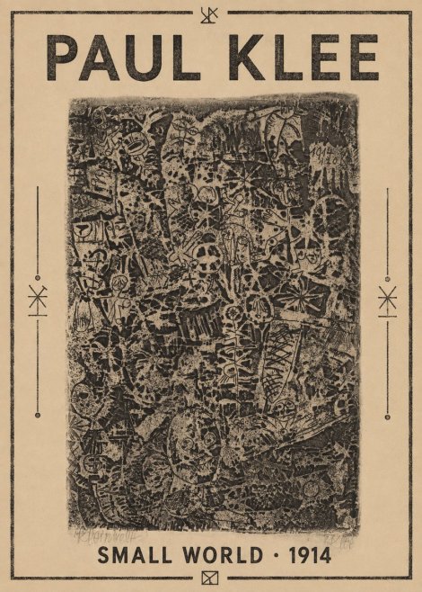 Paul Klee Small World No1 - Poszter