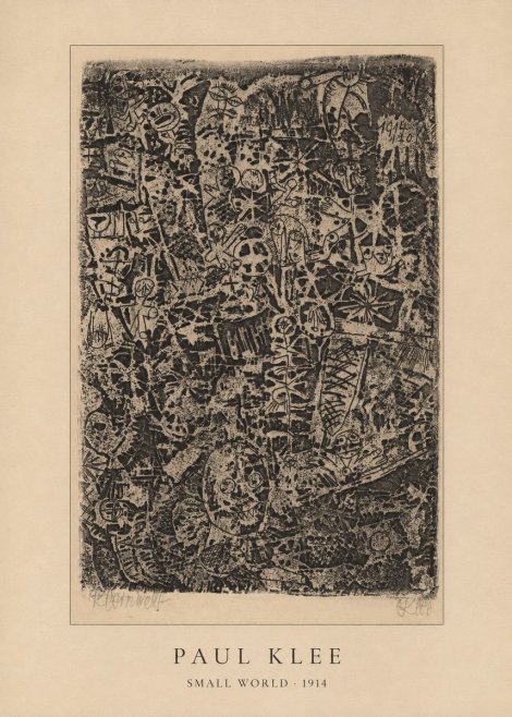 Paul Klee Small World No4 - Poszter