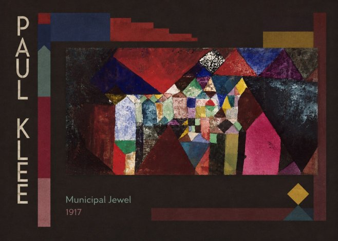 Paul Klee Municipal Jewel No3 - Poszter