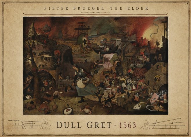 Pieter Bruegel Dull Gret III No4 - Poszter