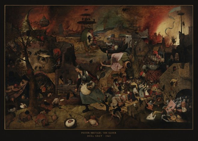 Pieter Bruegel Dull Gret III No6 - Poszter