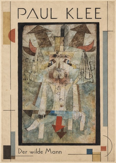 Paul Klee Der Wilde Mann No1 - Poszter