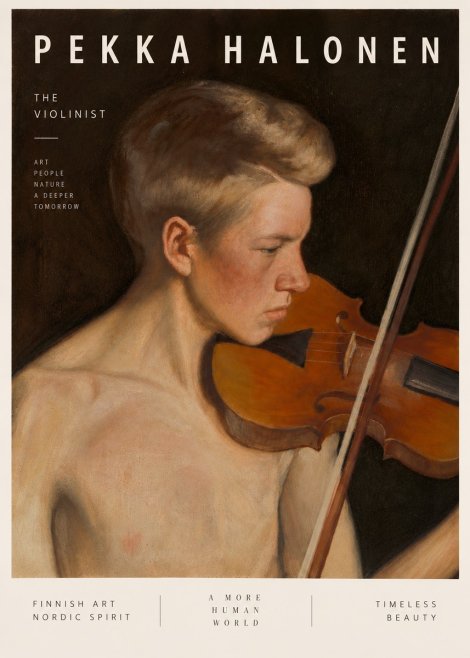 Pekka Halonen The Violinist No5 - Poszter
