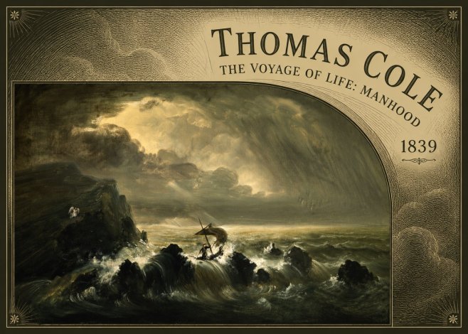 Thomas Cole The Voyage of Life: Manhood IV No5 - Poszter