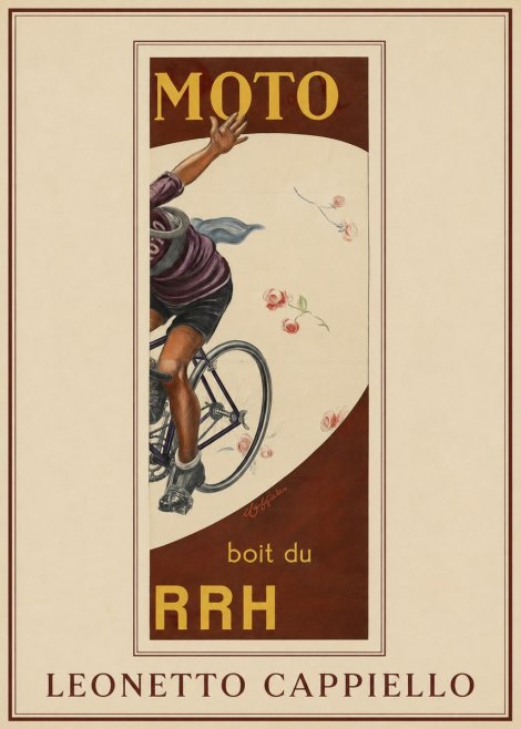 Leonetto Cappiello Moto Rrh No1 - Poszter