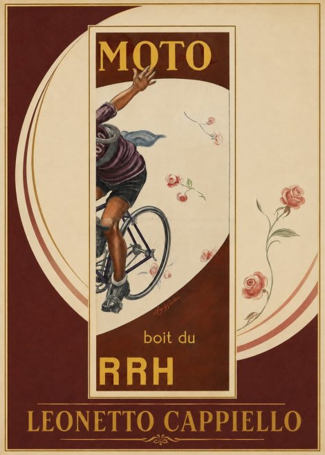 Leonetto Cappiello Moto Rrh No2 - Poszter