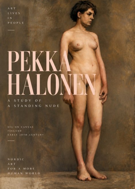Pekka Halonen A Study of a Standing Nude No2 - Poszter
