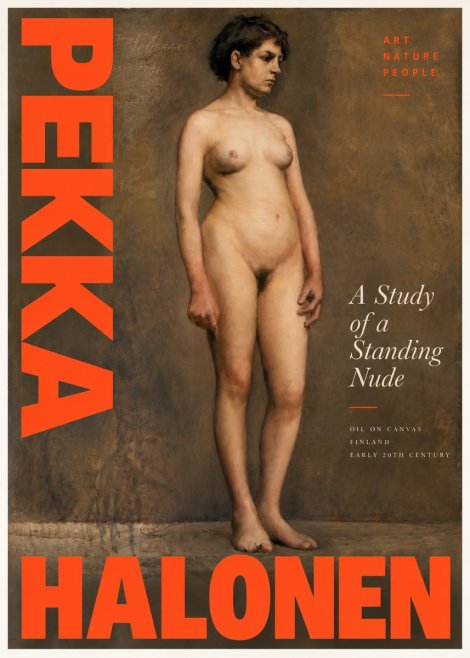 Pekka Halonen A Study of a Standing Nude No3 - Poszter