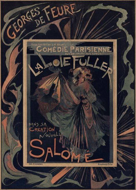Georges de Feure La Loïe Fuller - Salomé III No4 - Poszter