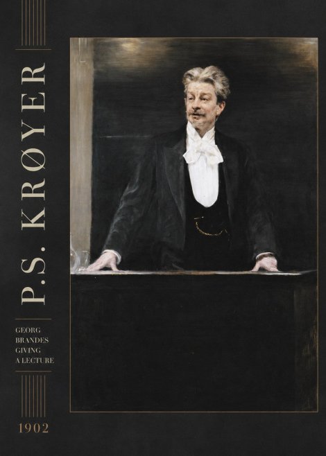 P.S. Krøyer Georg Brandes Giving a Lecture No2 - Poszter