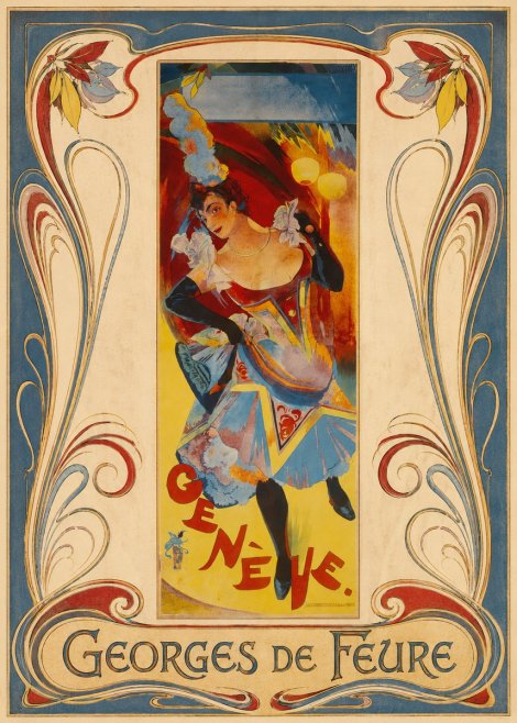 Georges de Feure Genève No1 - Poszter