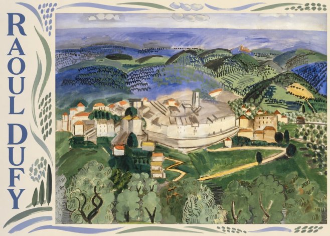 Raoul Dufy Vue De Vence No2 - Poszter