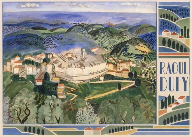 Raoul Dufy Vue De Vence No5 - Poszter