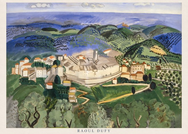 Raoul Dufy Vue De Vence No6 - Poszter