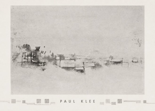 Paul Klee View of the Valley No3 - Poszter