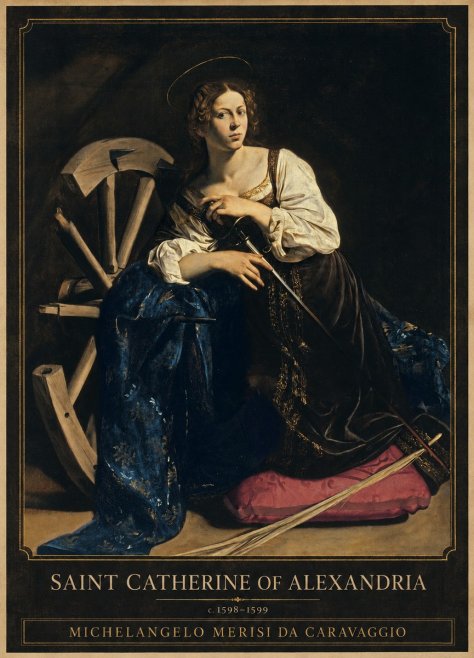Michelangelo Merisi da Caravaggio Saint Catherine of Alexandria II No3 - Poszter
