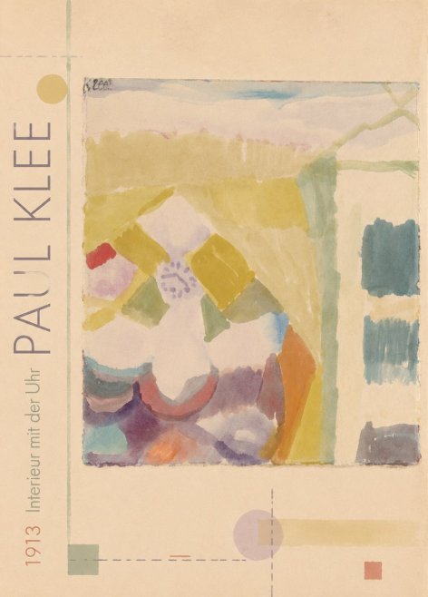 Paul Klee Interieur Mit Der Uhr I No2 - Poszter
