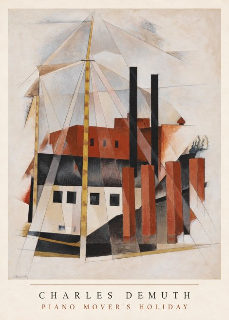 Charles Demuth Piano Mover's Holiday No6 - Poszter