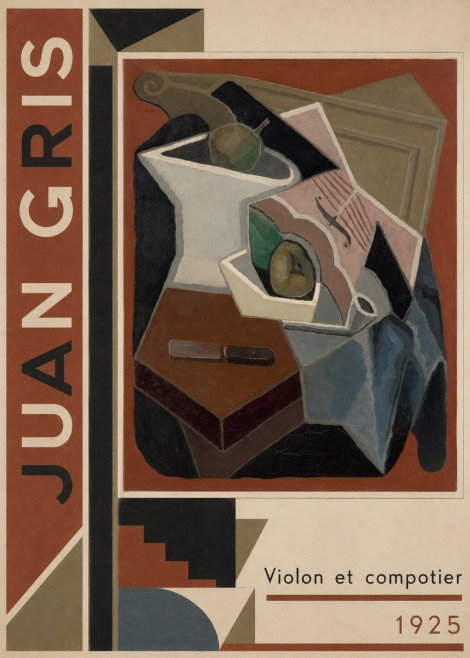 Juan Gris Violon Et Compotier No2 - Poszter
