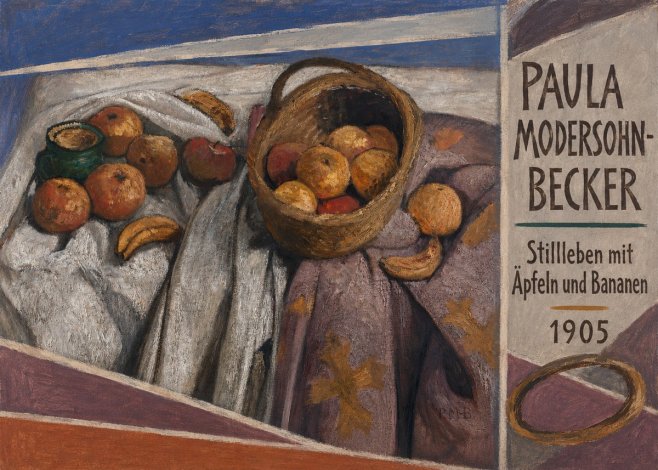 Paula Modersohn-Becker Stillleben Mit Äpfeln Und Bananen No4 - Poszter