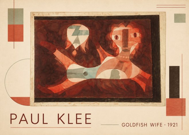 Paul Klee Goldfish Wife No1 - Poszter
