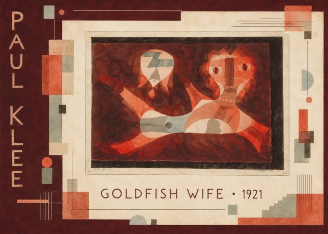 Paul Klee Goldfish Wife No2 - Poszter