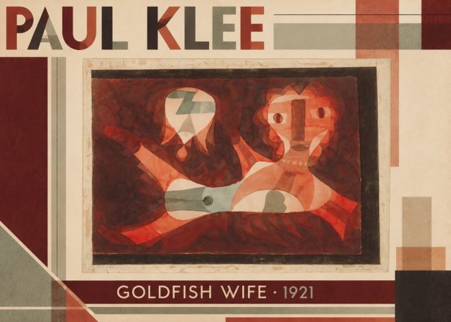 Paul Klee Goldfish Wife No4 - Poszter