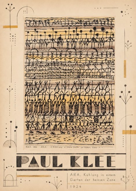 Paul Klee Ara. Kühlung in Einem Garten Der Heissen Zone No5 - Poszter